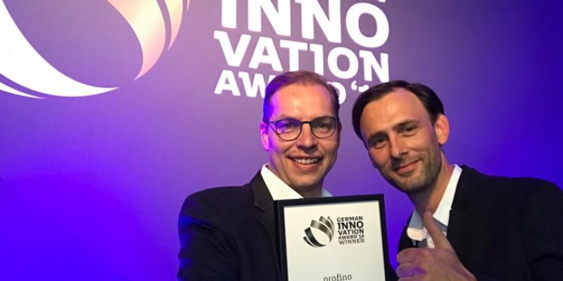 Onlinemesse profino erhält German Innovation Award 2018!