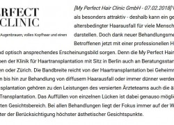 My Perfect Hair Clinic – Für natürliche Augenbrauen, volles Kopfhaar und einen ausdruckstarken Bart