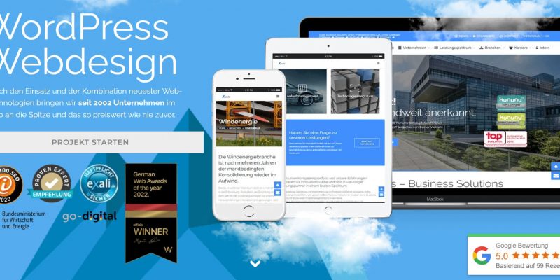 Professionelles WordPress Webdesign von „PageWorkers“ aus Aachen setzt neue Maßstäbe